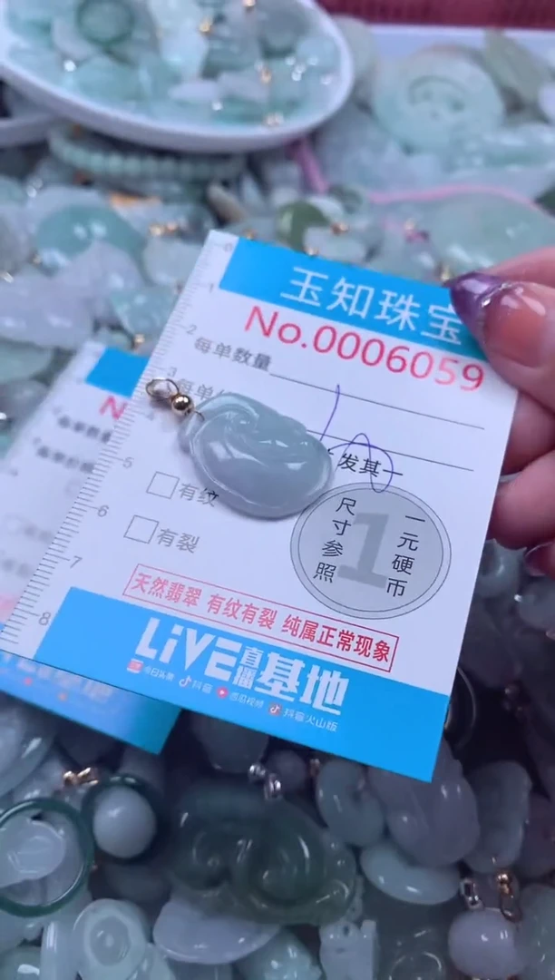 翡翠未镶嵌吊坠(不含链)5059