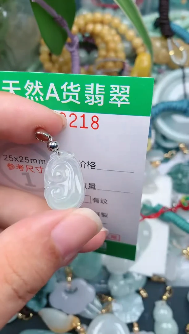 翡翠未镶嵌颈饰.0003218