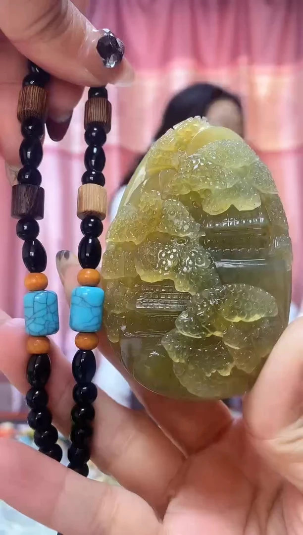 未镶嵌蛇纹石玉手把