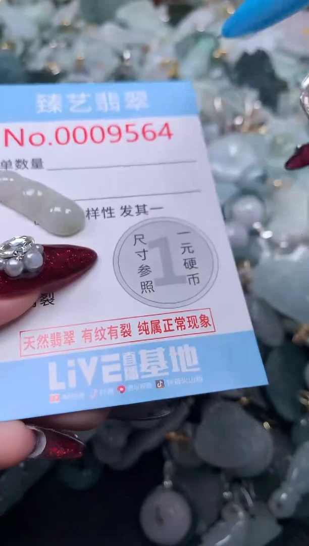 颈饰未镶嵌翡翠9564