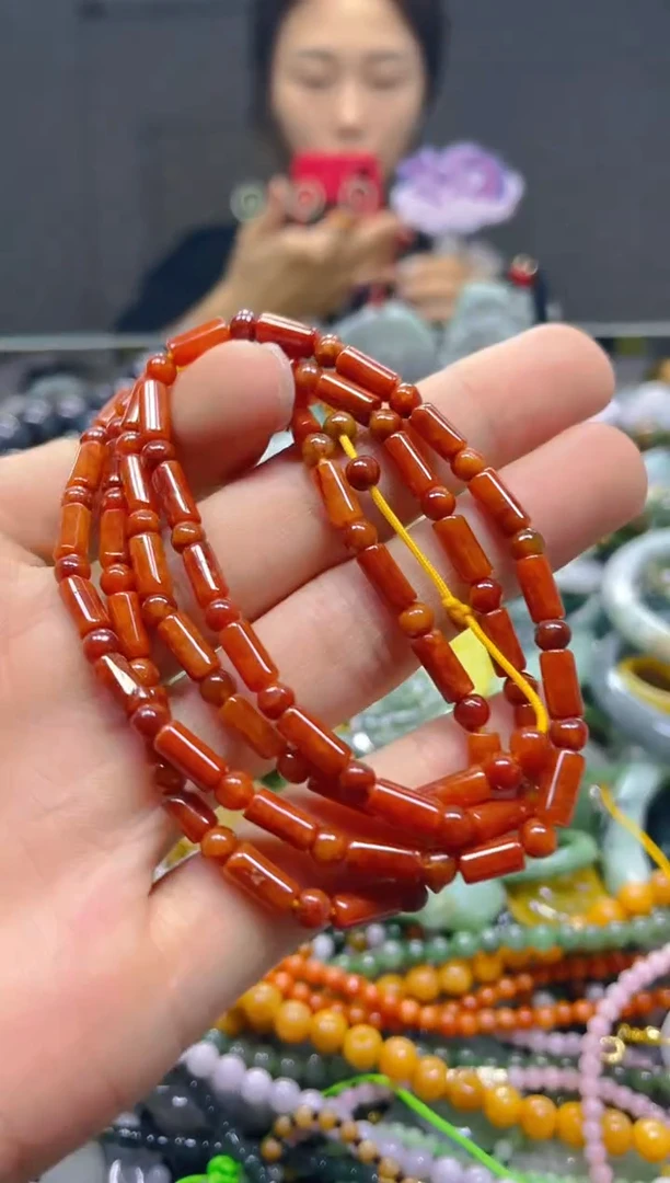颈饰未镶嵌翡翠4mm/X/翡翠A货，一件也是批发价