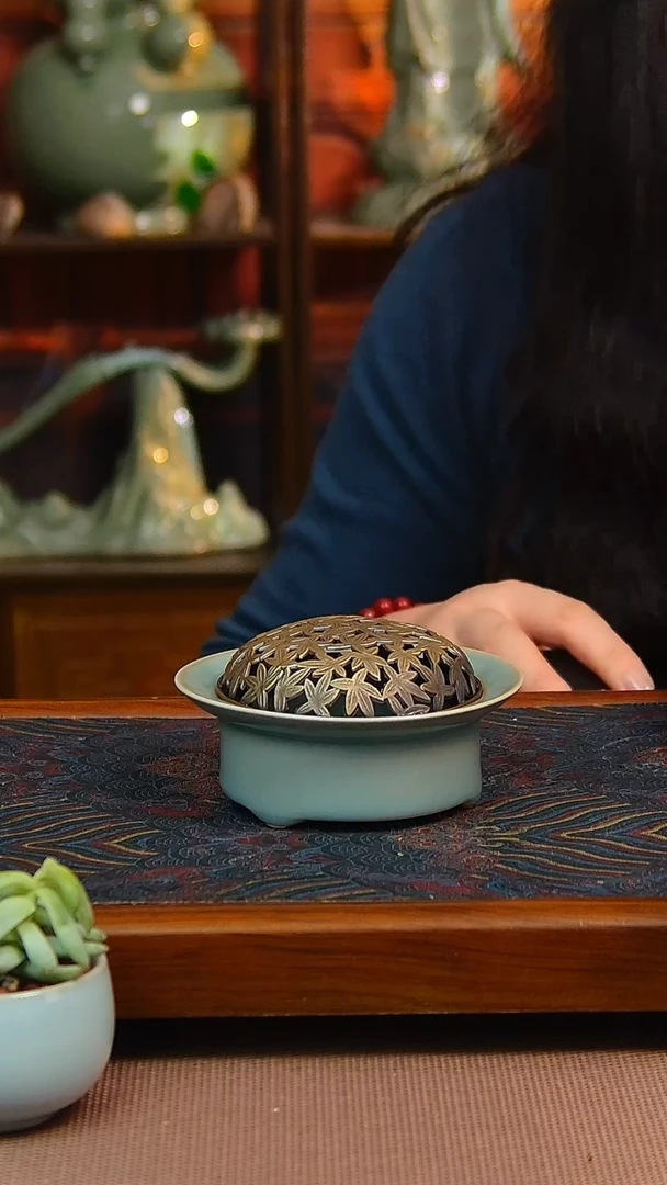 【闪购商品】原矿汝瓷福利香炉