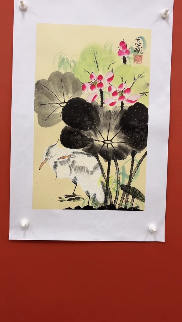国画解志斌国画纯手绘