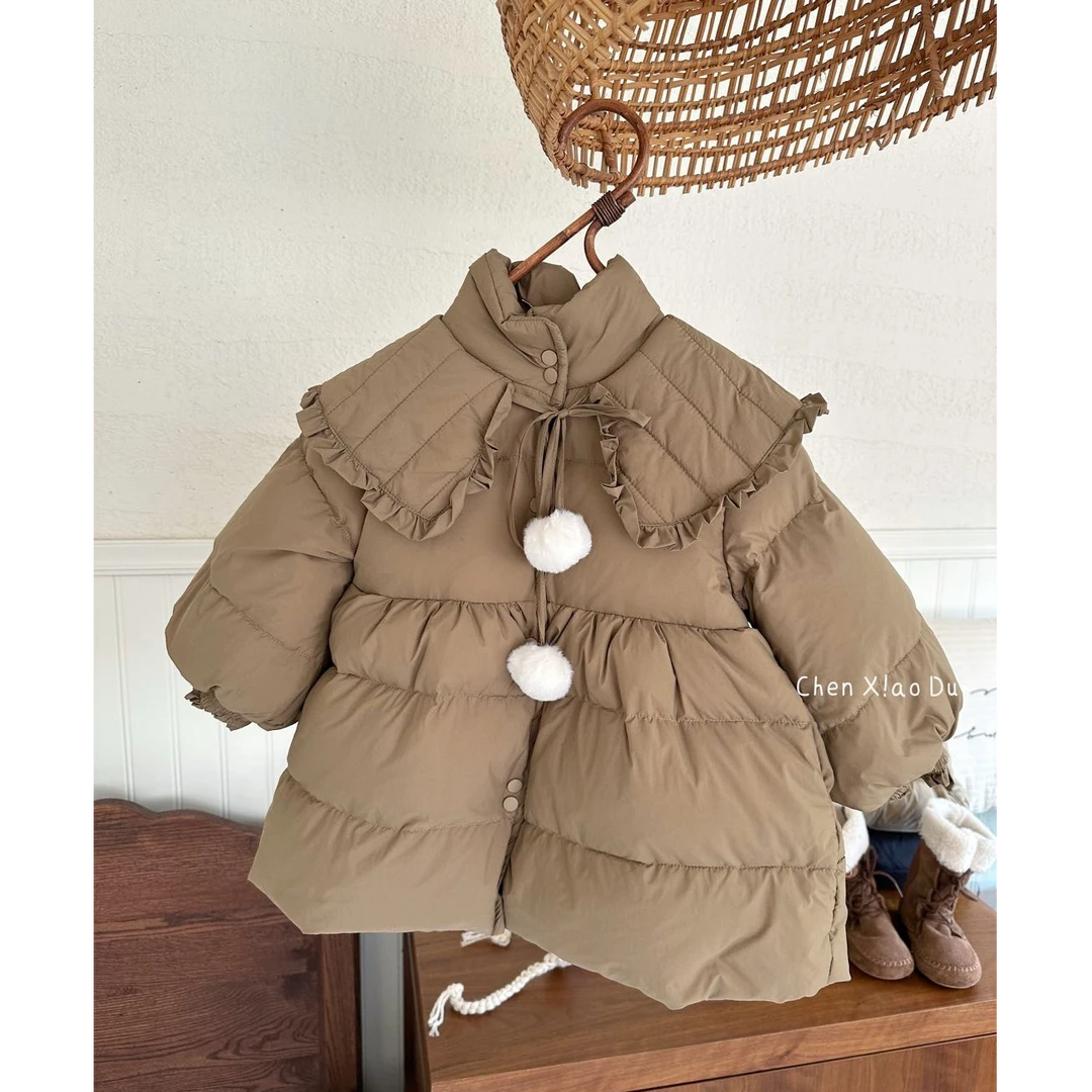 女童韩版森系百搭可爱羽绒服外套6208