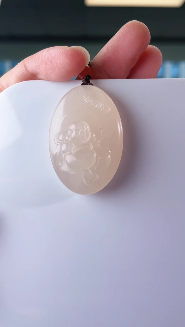 和田玉未镶嵌颈饰佛牌 xp