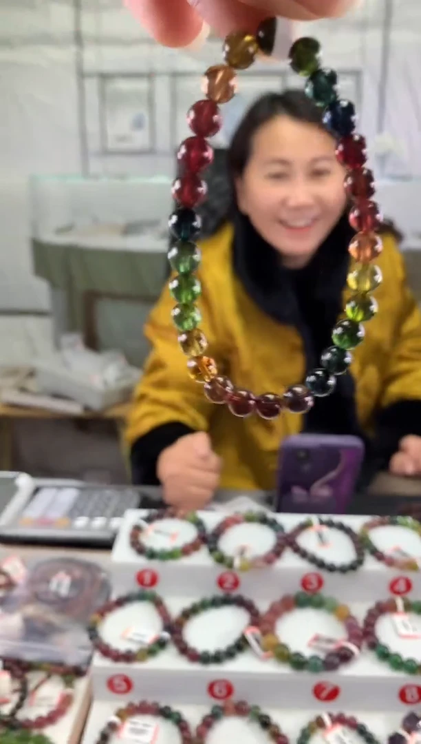 未镶嵌手串碧玺多样性发一条