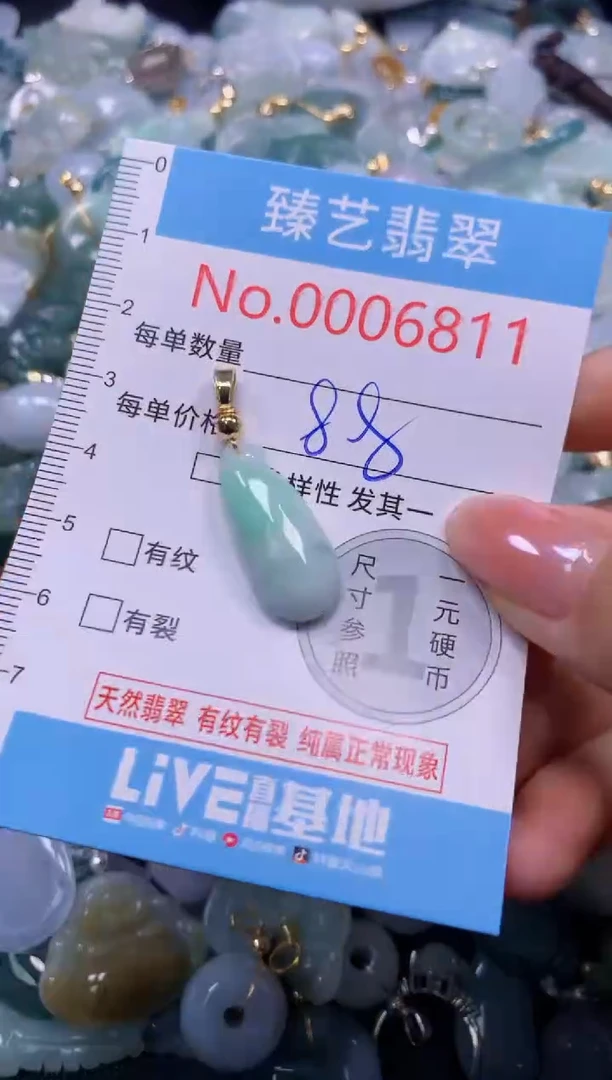 颈饰未镶嵌翡翠6811