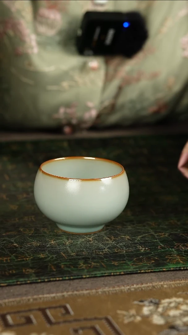 善窑厂汝窑天青妙玉杯