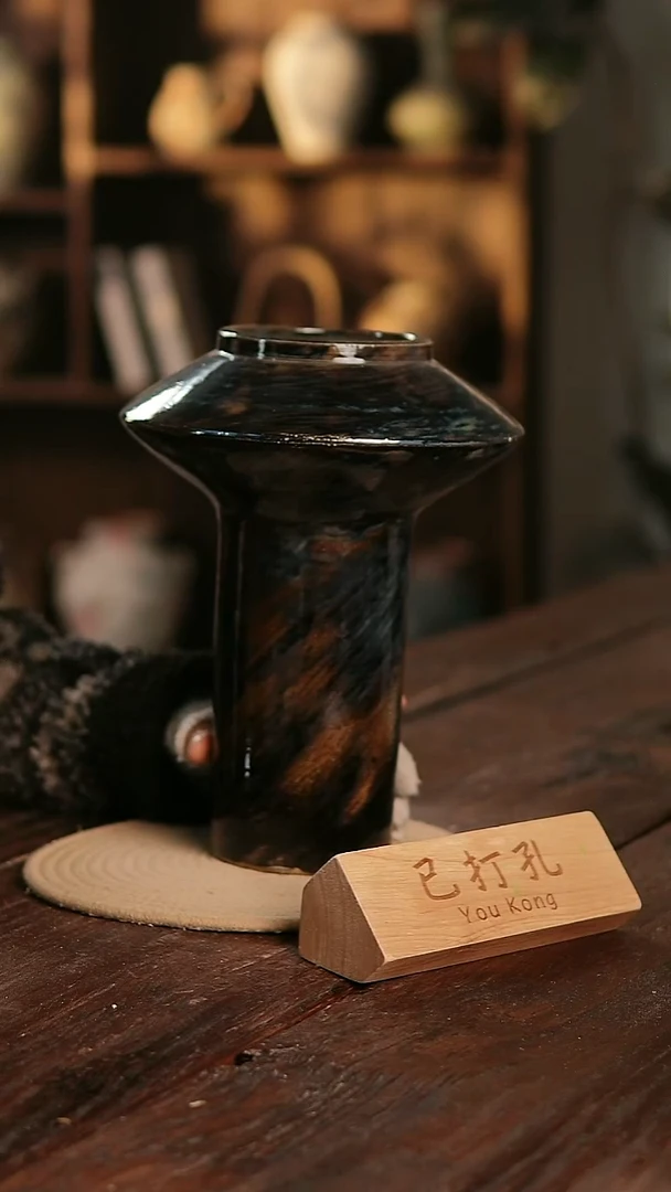 摆件14-77高30口10误差2已打孔