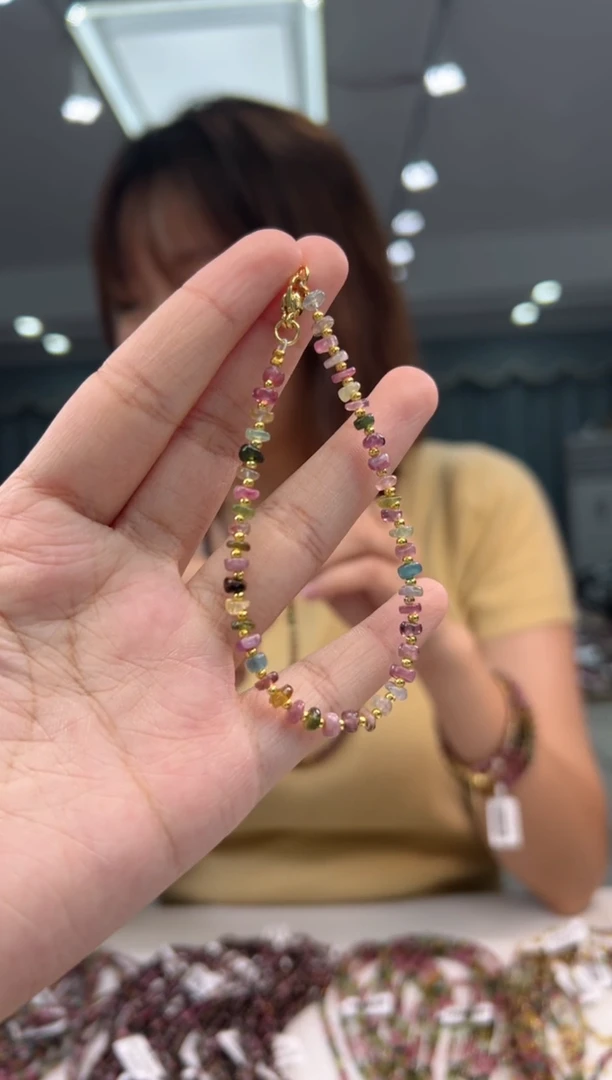 未镶嵌手串碧玺碧玺单圈/多样式发一3mm+
