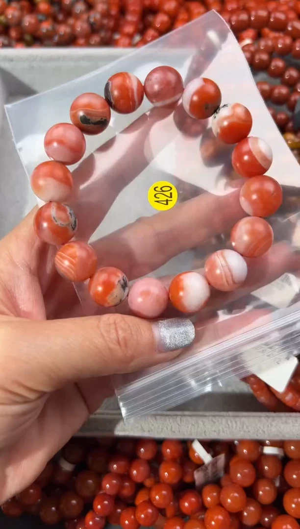 未镶嵌手串南红玛瑙13+