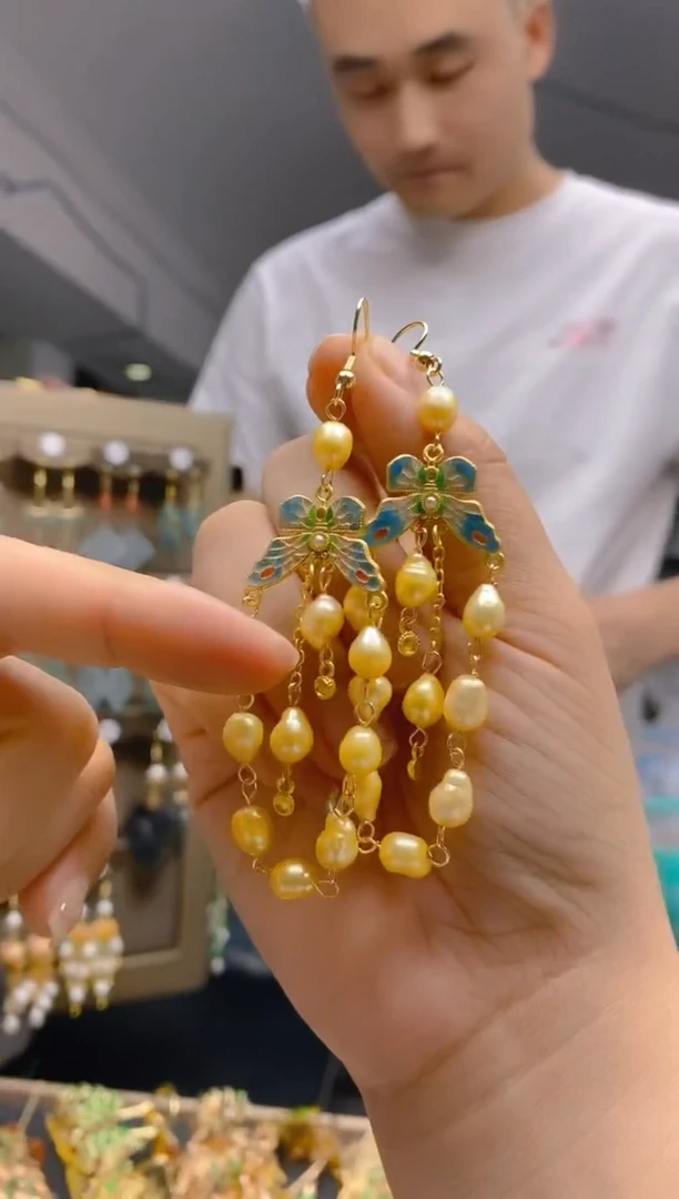 【闪购商品】淡水珍珠耳饰合金79珍珠饰品