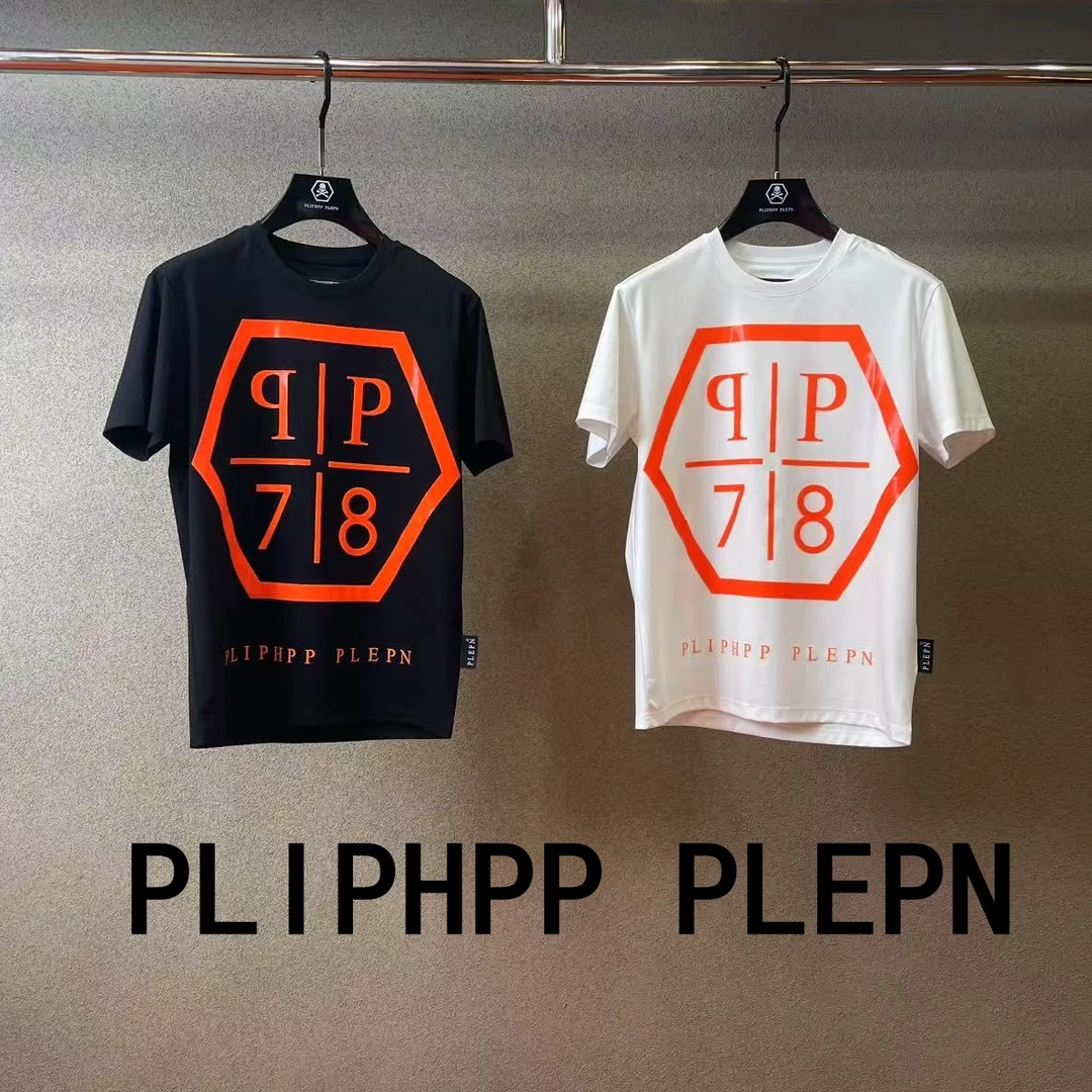 PLIPHPP PLEPN正品PP冷压工艺PP78款时尚圆领男士修身短袖T恤1678