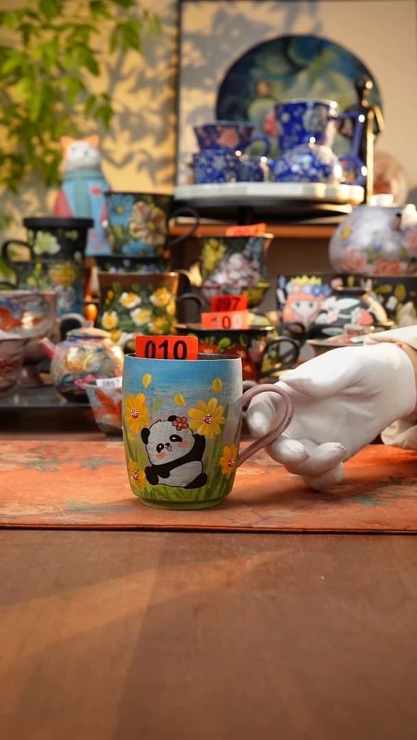 瓷片景德镇手工手绘010