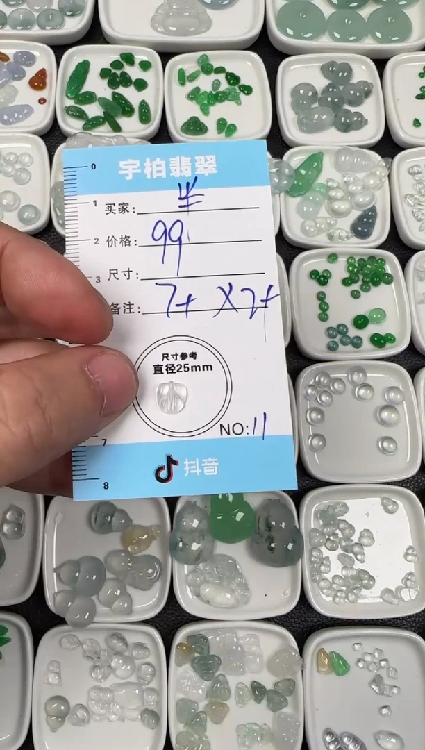 未镶嵌定制翡翠天然A货翡翠+叶子11