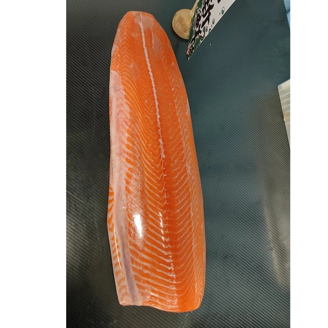 海鲜丹麦法罗皇冠三文鱼冰鲜拼单半条现称现切