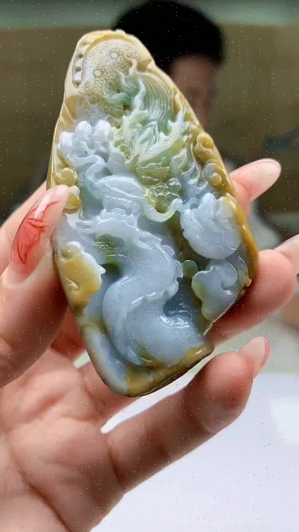 【闪购商品】定制翡翠未镶嵌4917ty-毛货挂件11