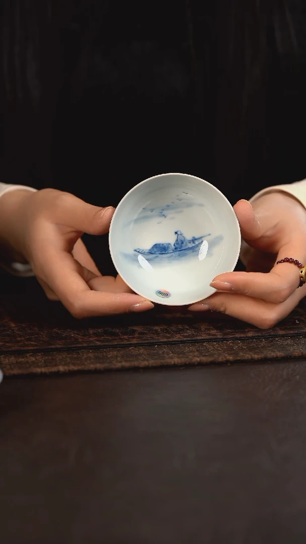【闪购商品】杯微瑕606号HLX陶瓷山水普洱杯