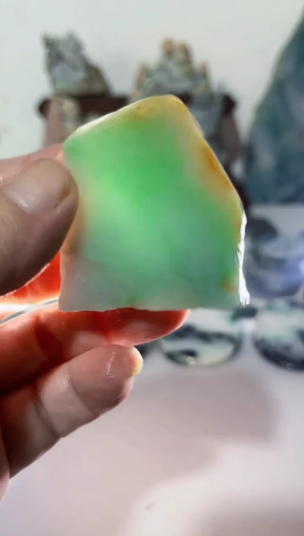 翡翠裸石缅甸翡翠A货6087