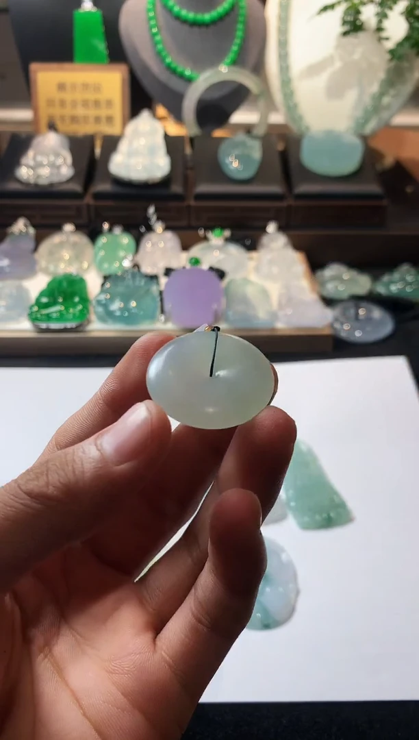 未镶嵌定制翡翠陌**阳5024毛货不退不换