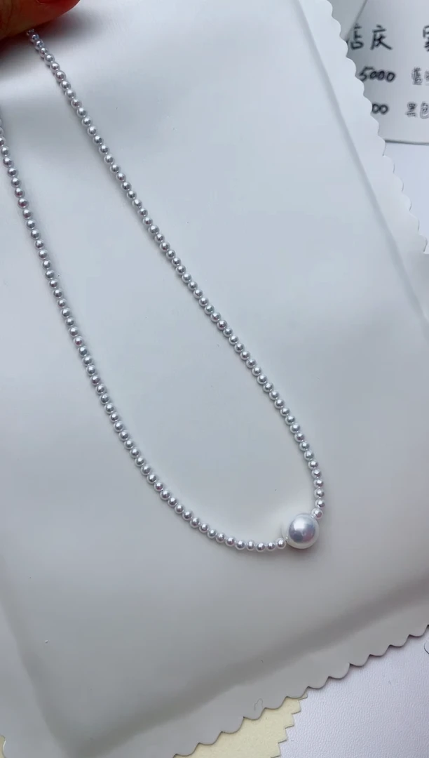 淡水珍珠未镶嵌颈饰W74