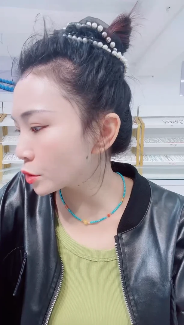 未镶嵌绿松石项链发货一件