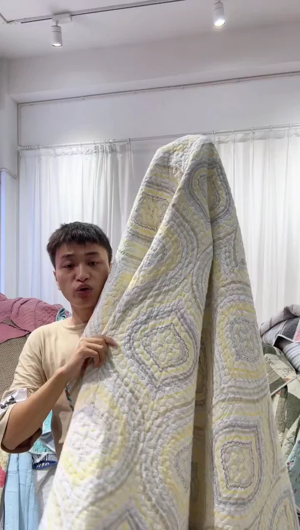 棉230*250纯棉床盖42号微瑕