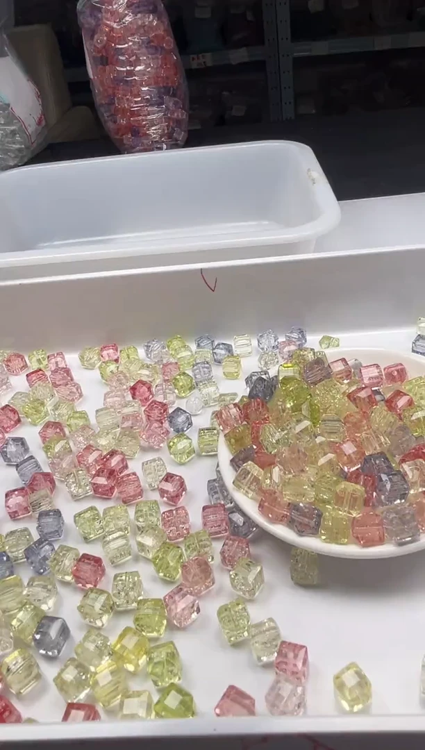 未镶嵌颈饰水晶w2928马卡龙啊赛方糖10mm*8颗