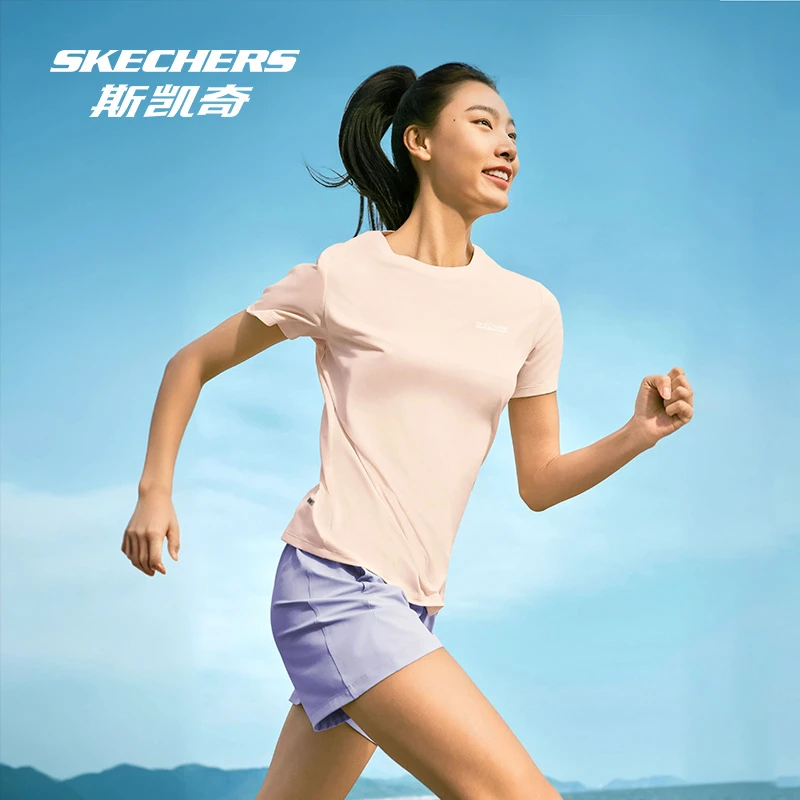 【斯凯奇】斯凯奇运动设计跑步衣训练衣P225M086&P225W149 DB