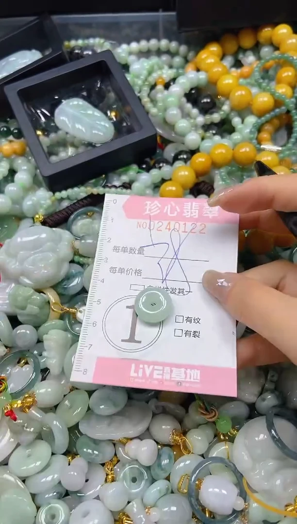 翡翠未镶嵌颈饰闪购0240122