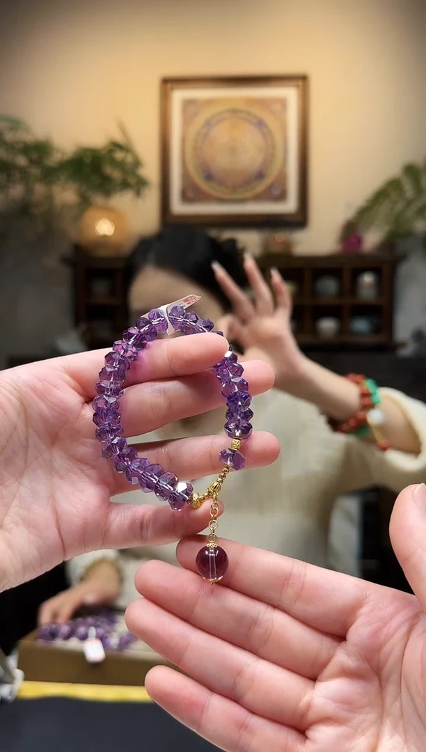未镶嵌手链紫晶手链
