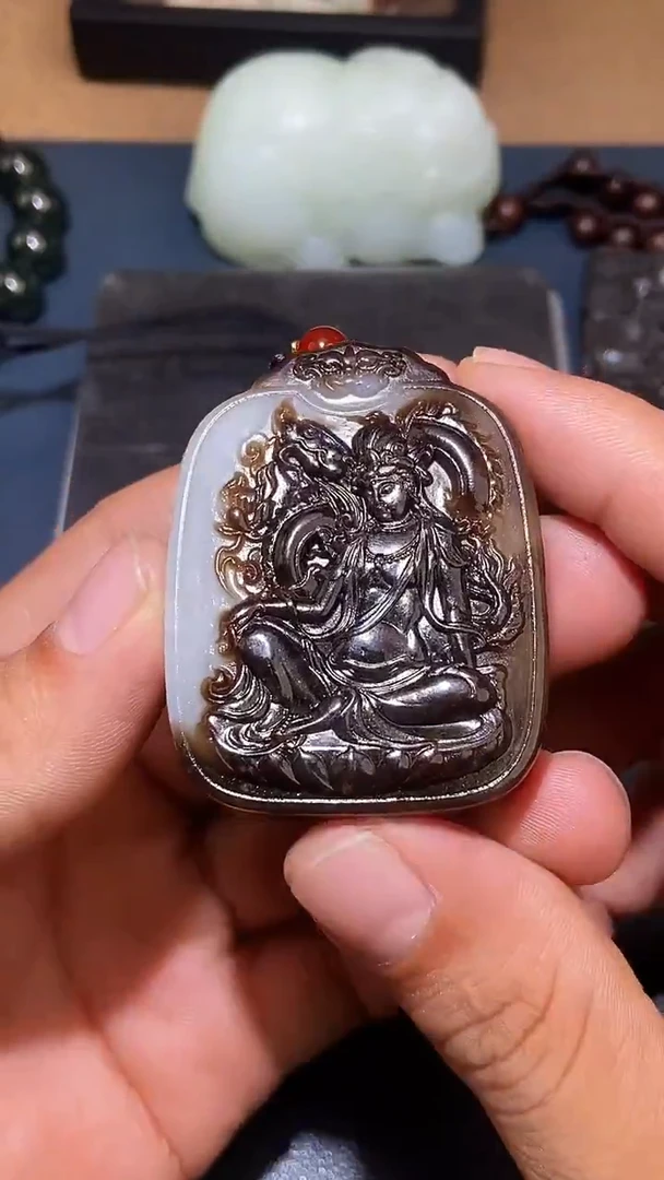 颈饰未镶嵌和田玉深*HX