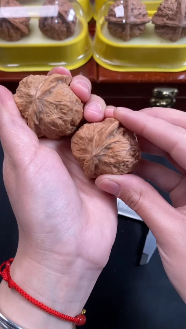 把件文玩核桃南瓜墩42尺N895