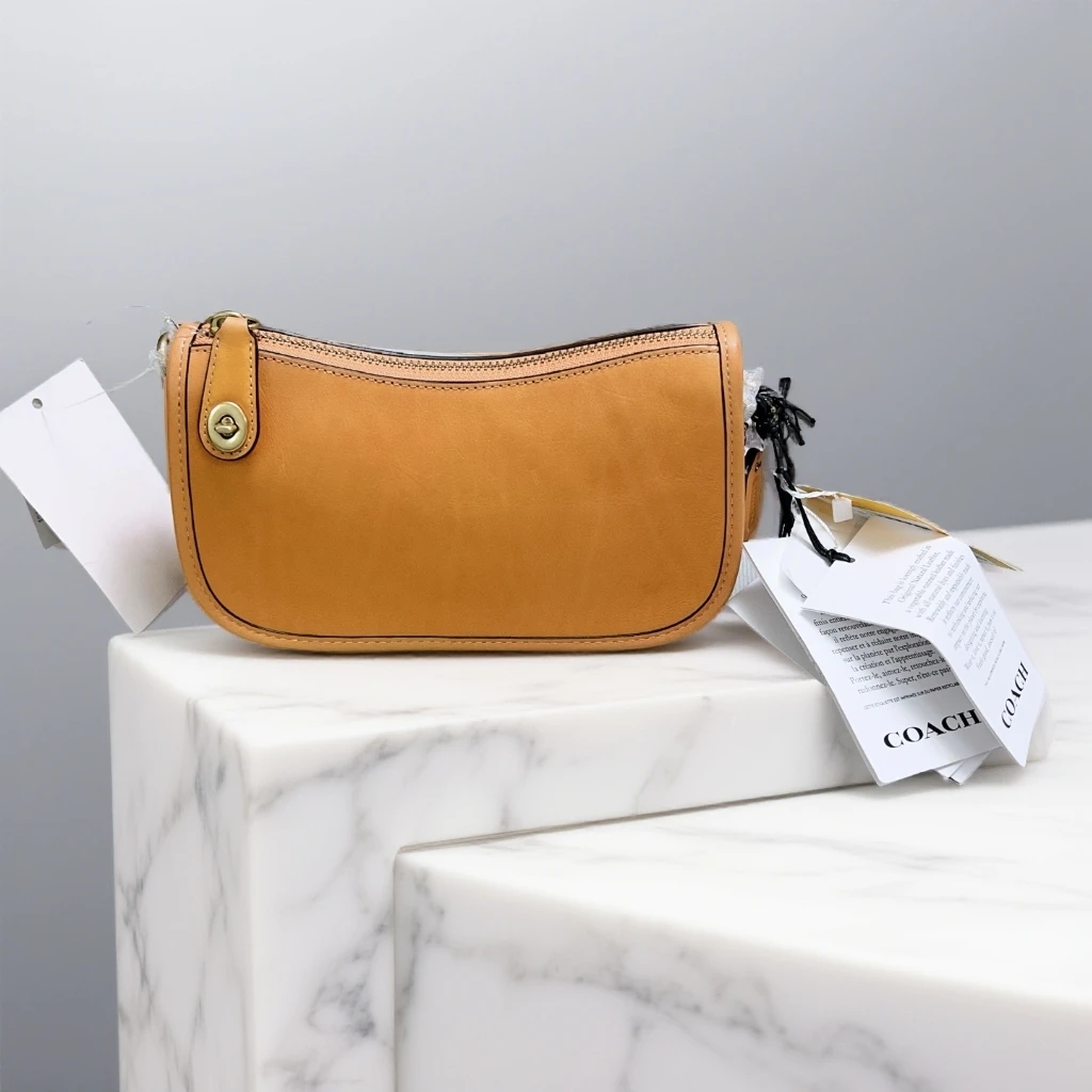 95新 COACH/蔻驰   橘色单肩包 1837 3055