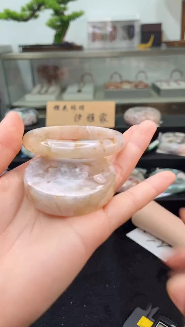 未镶嵌手镯石英质玉58圈口（赠品镯心）354395