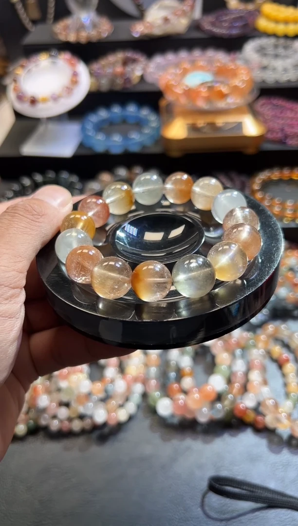 未镶嵌手链水晶饱***好65