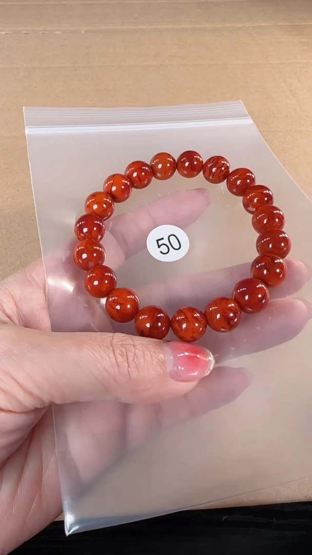 【闪购商品】南红玛瑙手串未镶嵌原矿无优化无裂10.5+