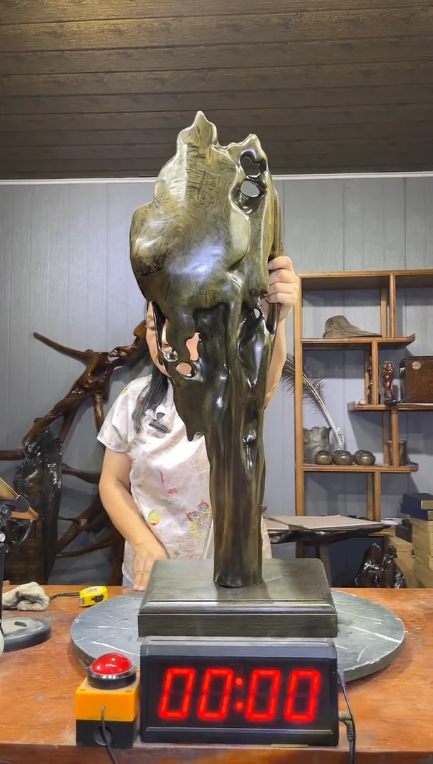 金丝楠快**生随行摆件