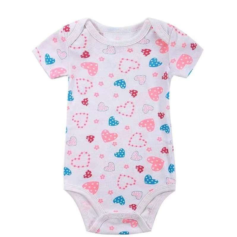 外贸爬行服宝宝拖地服夏季儿童哈衣包屁衣幼儿连体衣