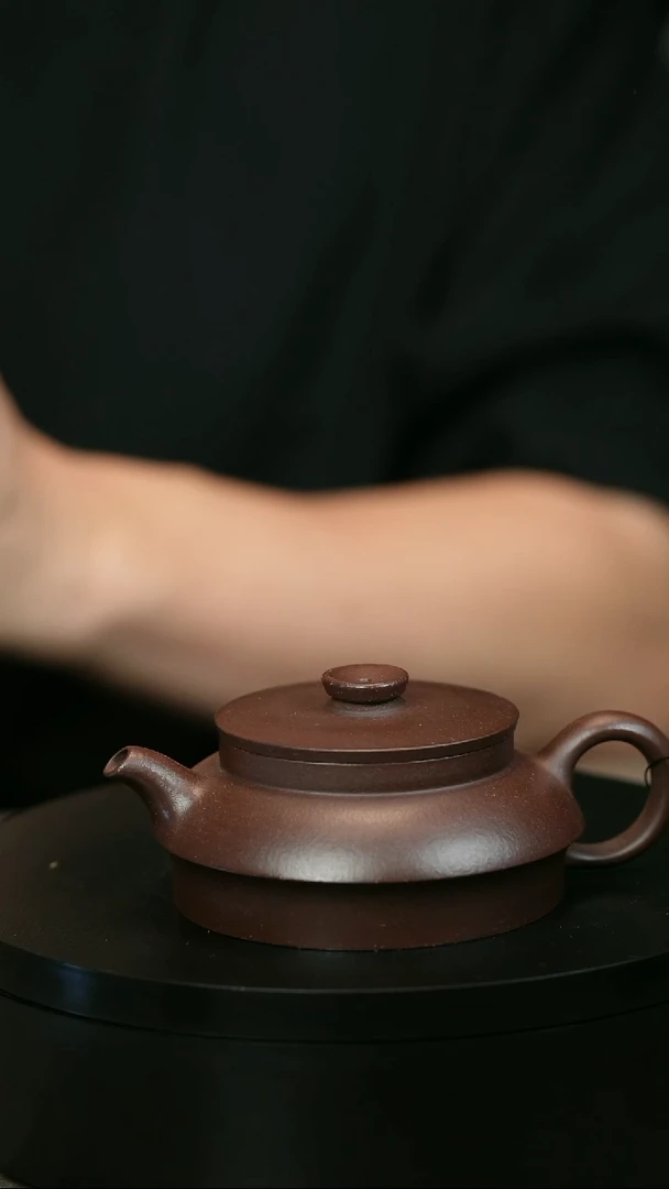 茶壶紫砂8***光H1582王老师光素扁竹