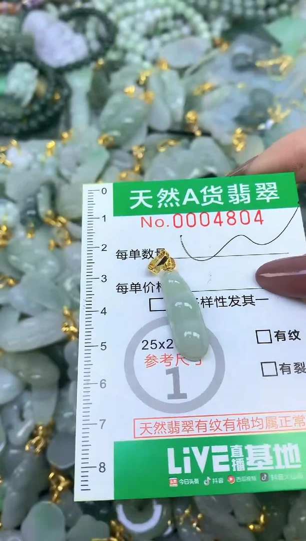 颈饰未镶嵌翡翠纯天然缅甸A货翡翠