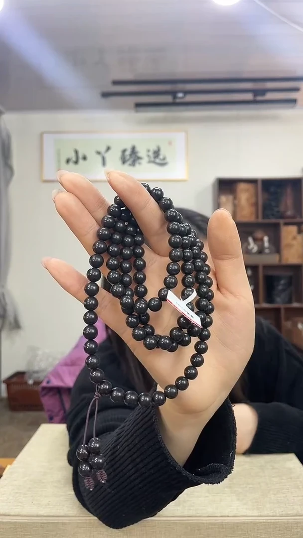 【闪购商品】木1473龙香合香珠子0.8*108串木木