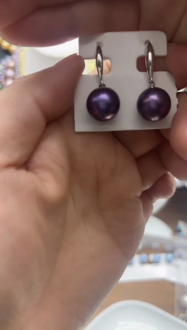 银S925镶嵌原创设计淡水珍珠1