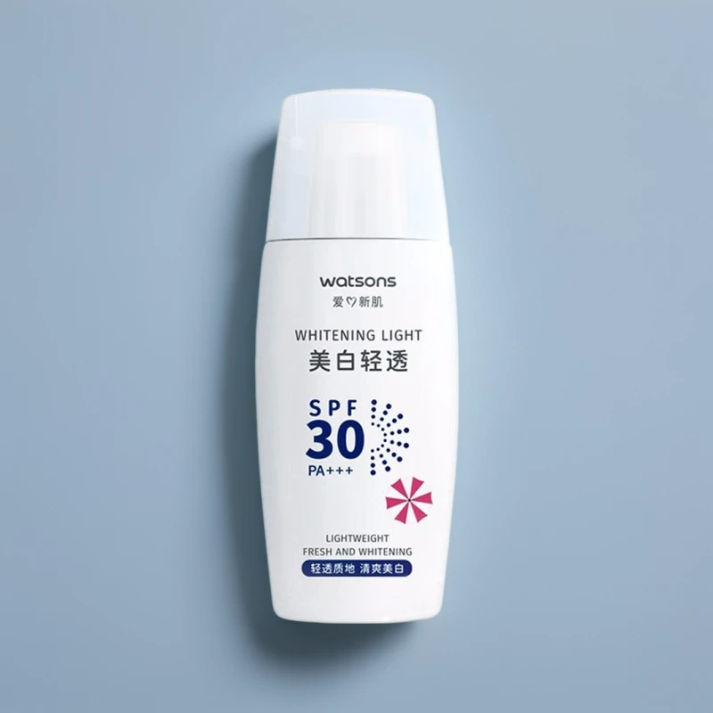 屈臣氏美白轻透防晒乳SPF30 PA+++50ml换季美妆