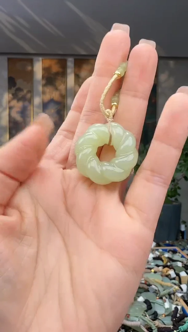 颈饰未镶嵌和田玉拍一发一多样性发货