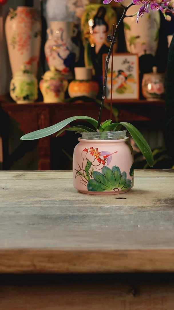 【闪购商品】瓷片景德镇纯手工釉下彩精品花瓶