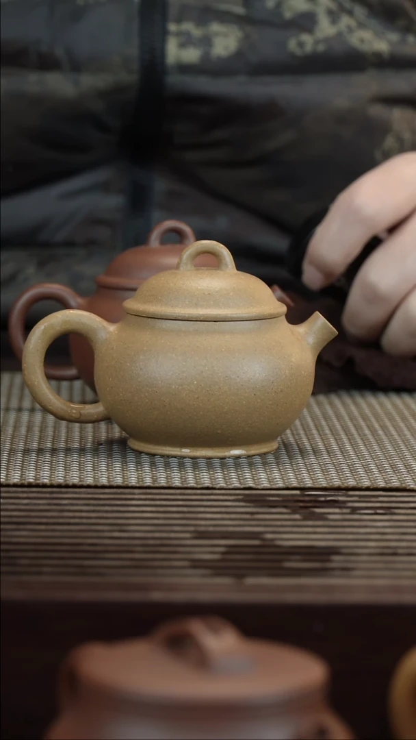 【闪购商品】紫砂茶壶黄金段井鼓150CC半手工