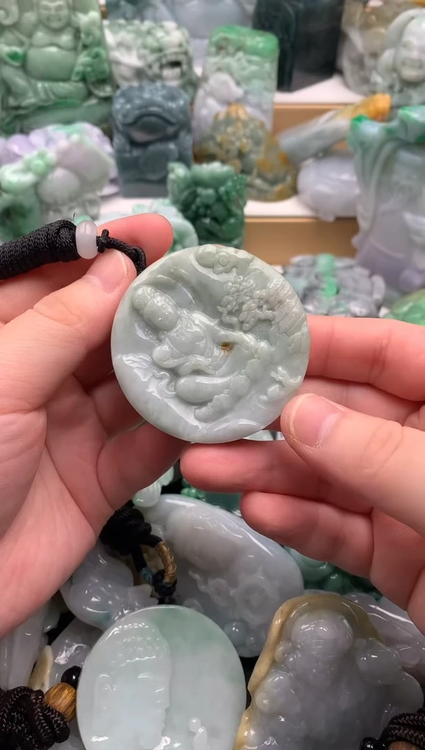 吊坠(不含链)未镶嵌翡翠1