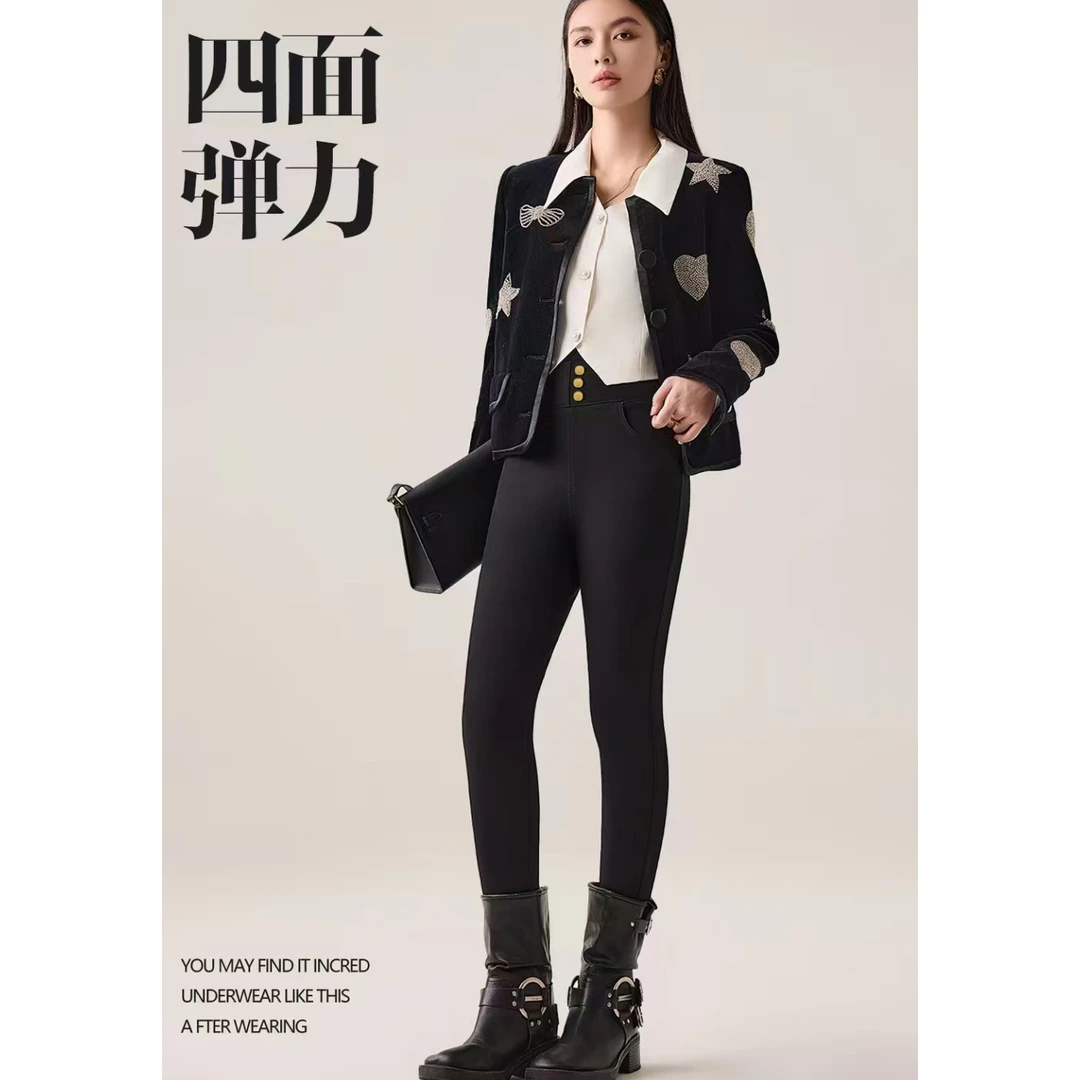 柏丽王妃超显腿长的小黑裤66725-3.0.颖