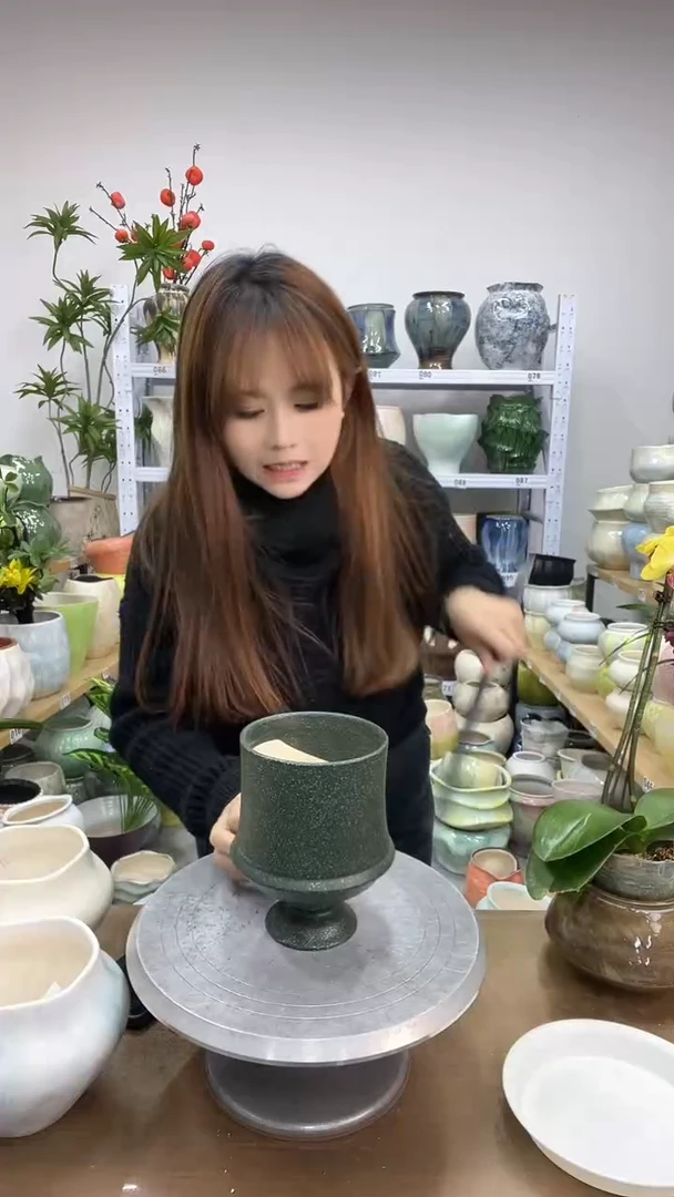 1.24陶瓷花盆直播链接高.   17口  12